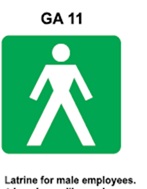 GA11 - Latrine for male employees