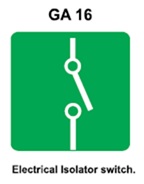 GA16 - Electrical isolator switch