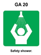 GA20 - Safety shower