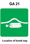 GA21 - Location of bomb bay