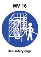 MV16 - Use safety cage