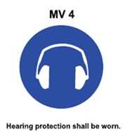 MV4 - Wear eye protection