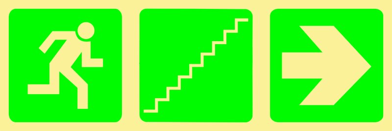 E18 - Stairs up with arrow (right)