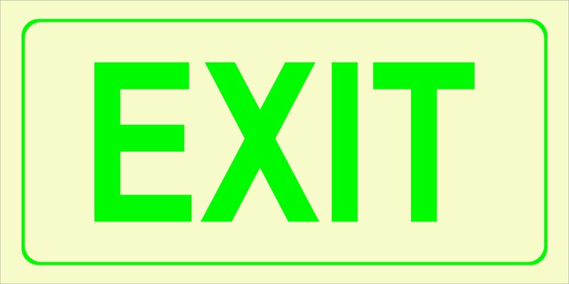 E6 GREEN - EXIT (green)