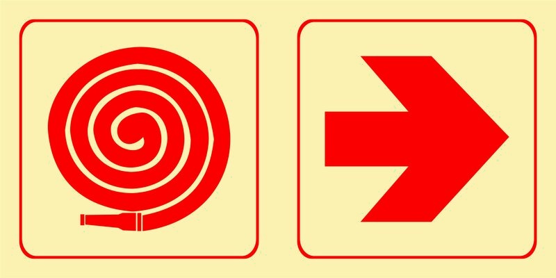 F20 - Hose reel + arrow right