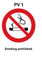 PV1 - Smoking prohibited