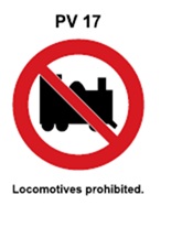 PV17 - Locomotives prohibited