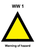 WW1 - Warning of hazard