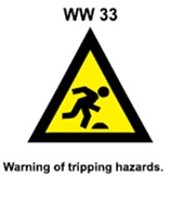 WW33 - Warning of suspended loads